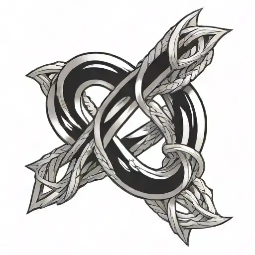 Infinity Symbol Intertwined