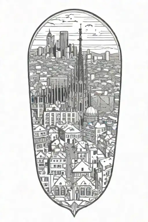 Barcelona Skyline