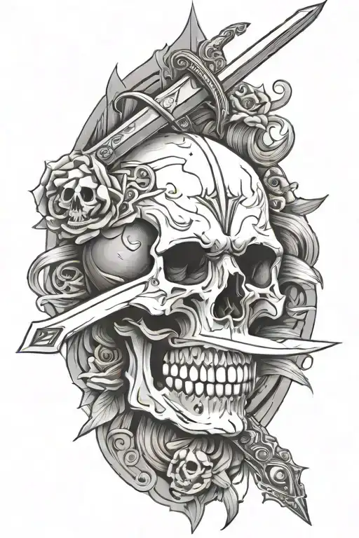 Sword Through Skull