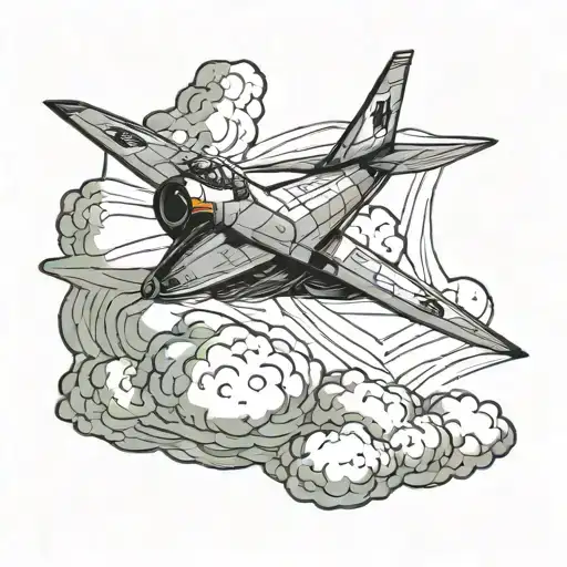 Avro Arrow Plane Flying