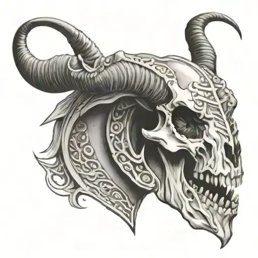 Warrior Goat Skull