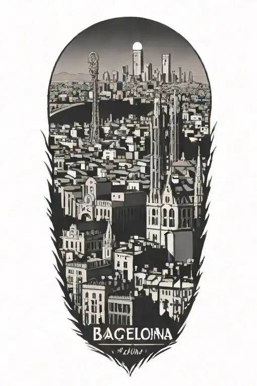 Barcelona Skyline