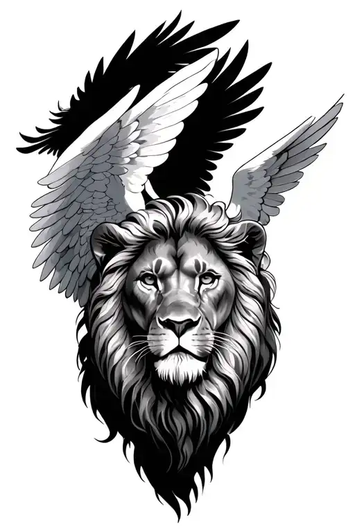 Lion With An Angel