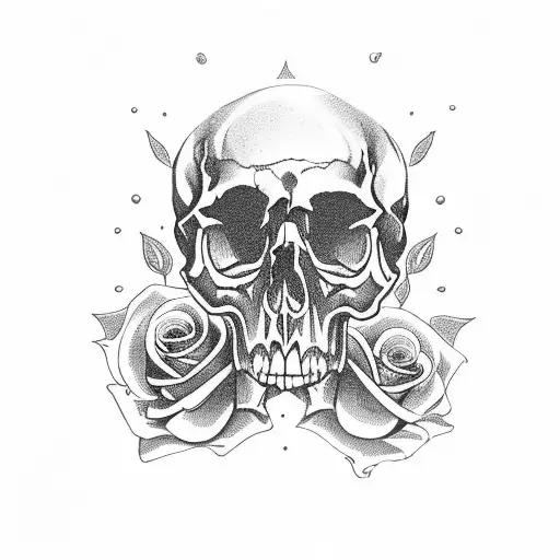 Skull And Roses
