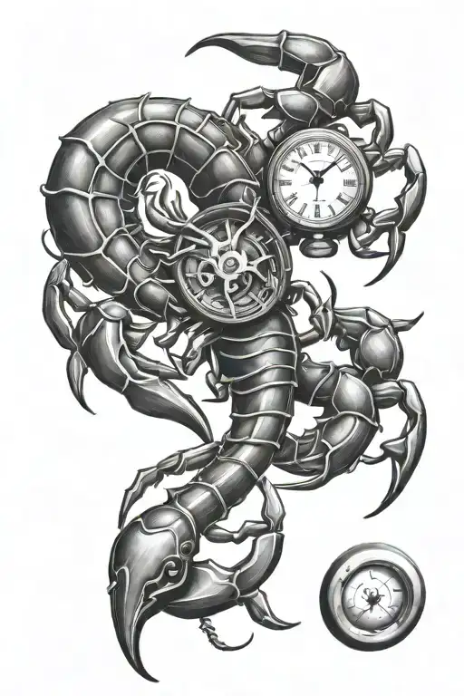 Scorpion Clock