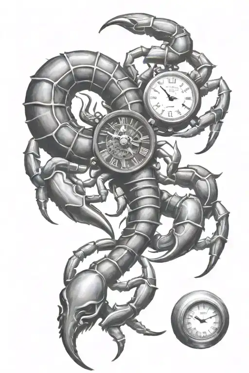 Scorpion Clock