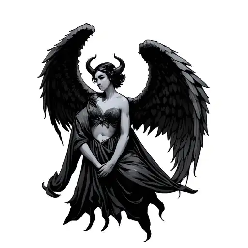 Angel Wings Devil Wings Holding