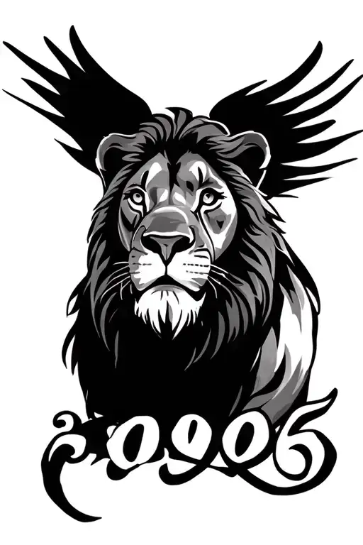 Lion With The Year 2006