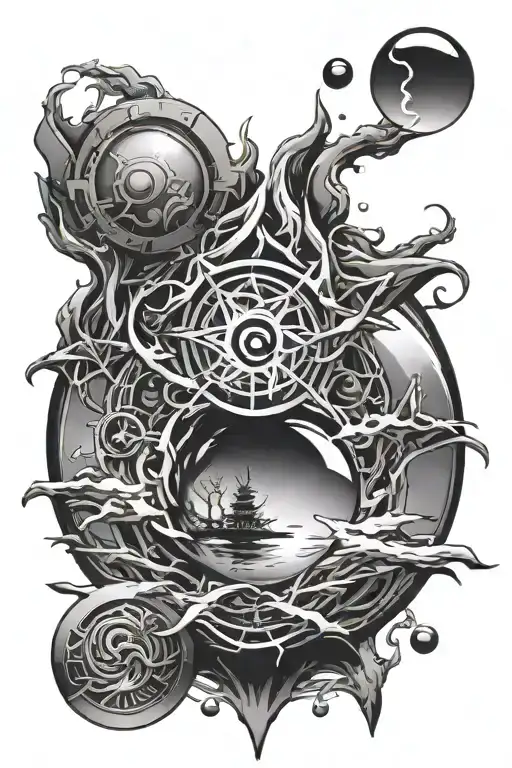 Konoha Symbol And Crystal Ball