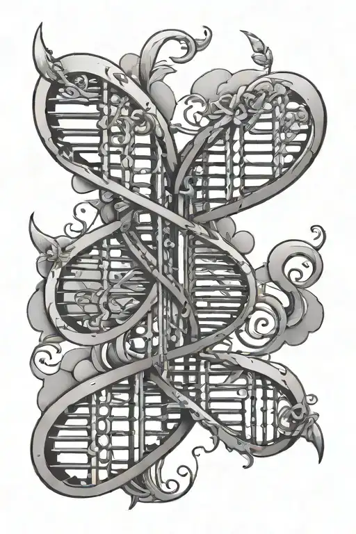 Double Helix Like Dna With Lil D At The Top And Lil A On Bottom
