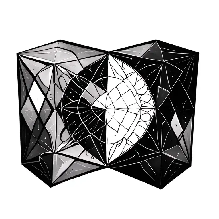 Sacred Geometry Merkaba And Metatron Cube