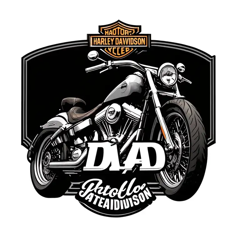 Memorial For Dad Advocates Harley Davidson Motorcycle