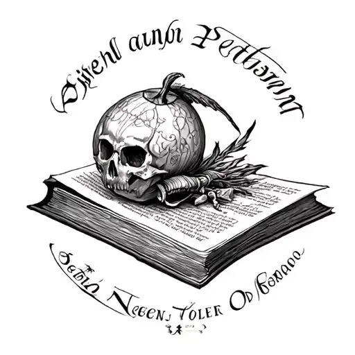 History Books In Pagan And Gothic Style