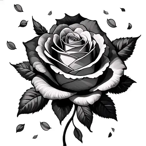 Beauty And The Beast Rose Fallen Petals Kyle Katie Rose Lucas