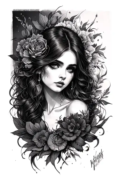 Women Dark Feminine Surrounded