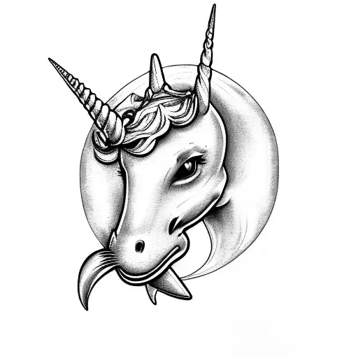 Unicorn And Dolphin