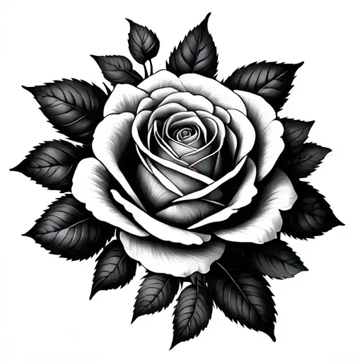 Virgo Symbol And Rose Blooming Flowers