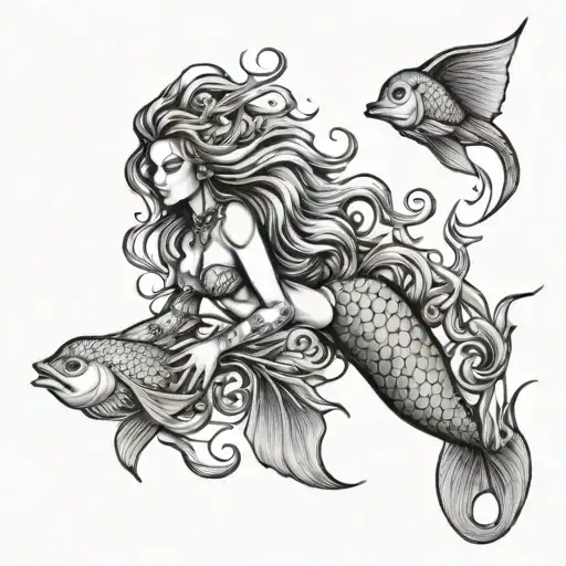 Mermaid With Shells
