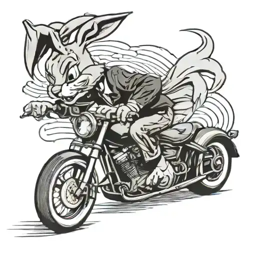 Bugs Bunny Skull Rider