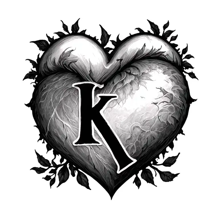 K K With A Heart