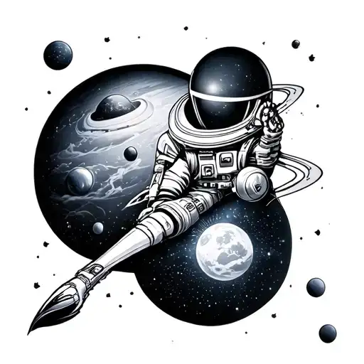 Space Themed Full Sleeve