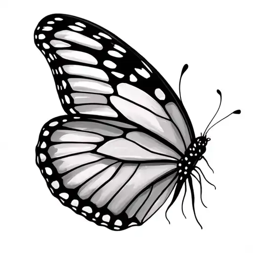 Butterfly Wings Spread Wide