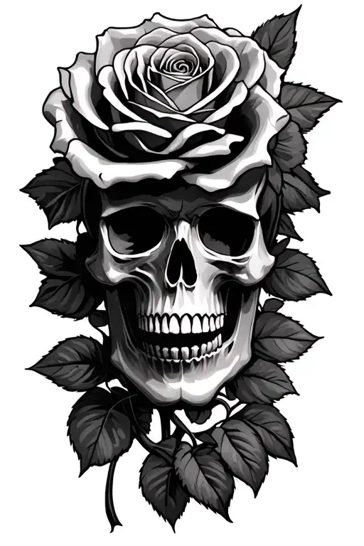 Skull And Roses