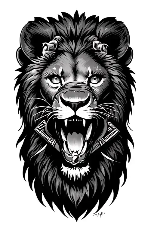 Von Dutch Flying Eyeball Pocket Watch Lion