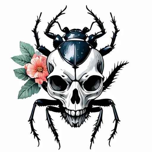 Beetle Skull Nature
