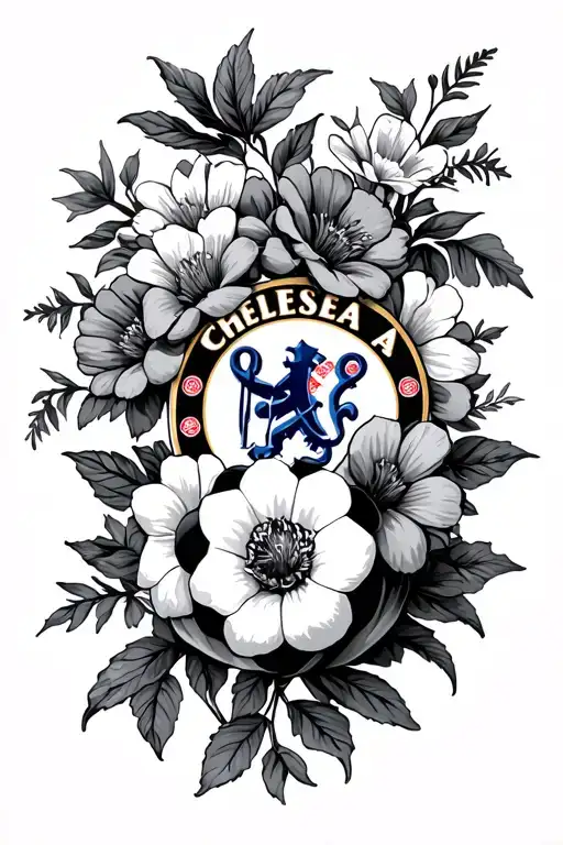 Chelsea Fc With Flowers