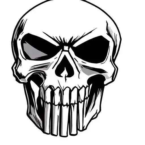 2022 Redesign Of Punisher Skull