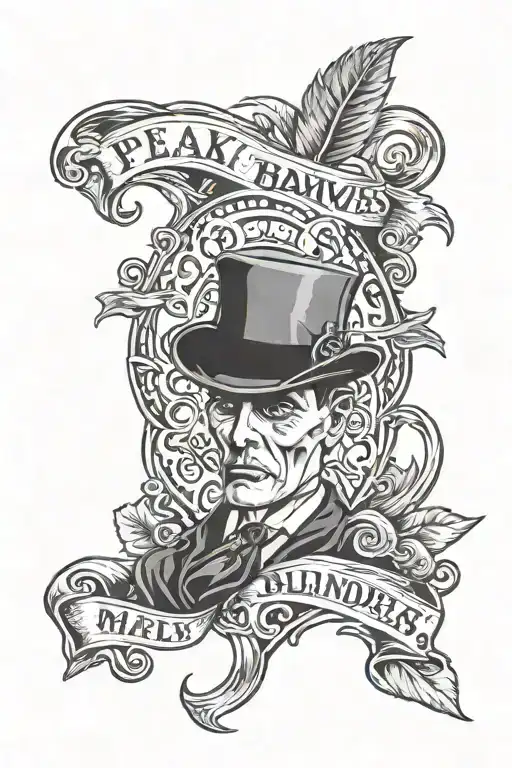 Peaky Blinders Mafia Symbol Blood