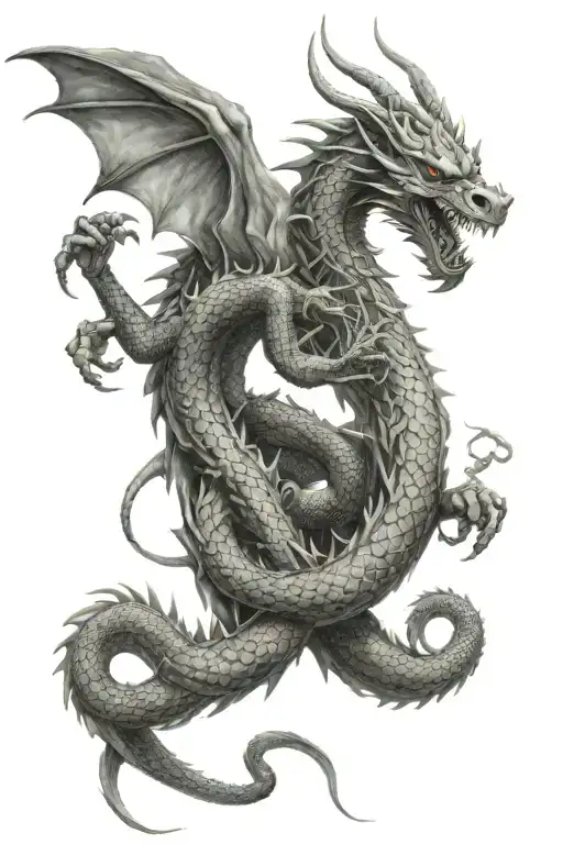 Two Dragon Fight Twin