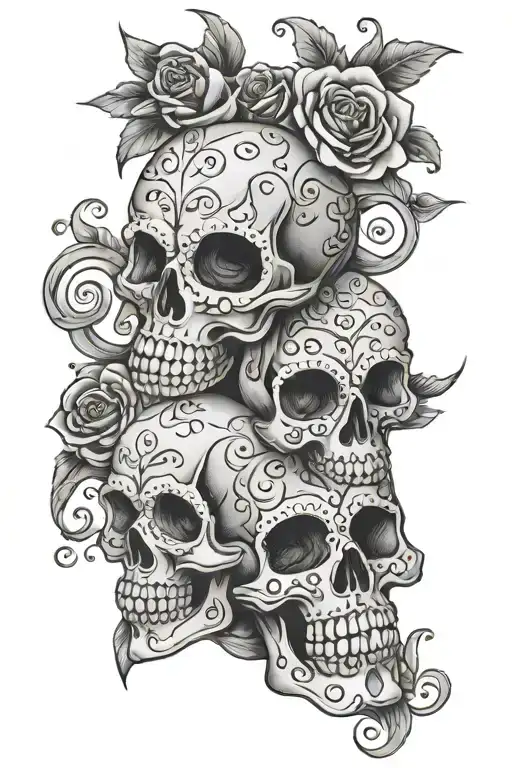 Sugar Skull Dead Ghosts