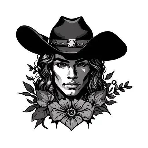 Simplistic Western Inspired Linework