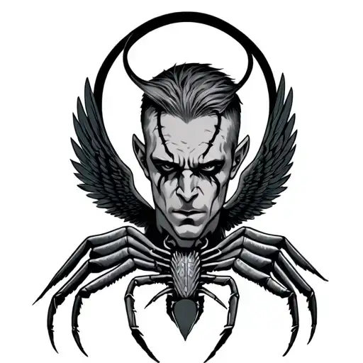 Male Sting With Wings And A Halo