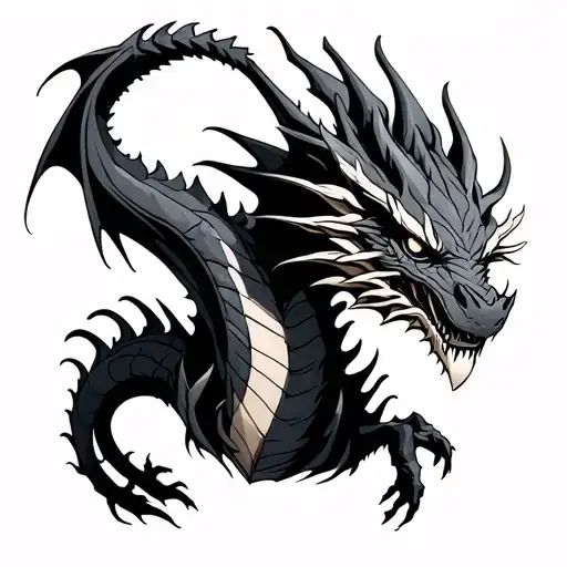 Dark Evil Dragon