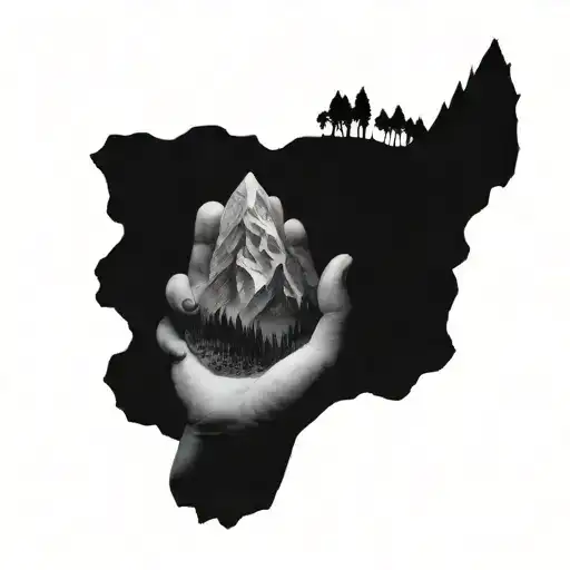 A Mountain In The Palm Of A Hand