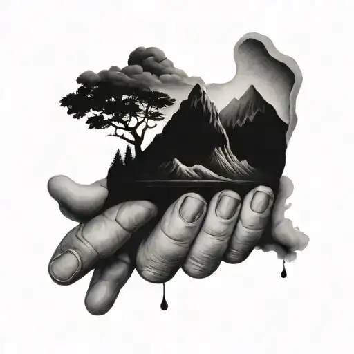 A Mountain In The Palm Of A Hand