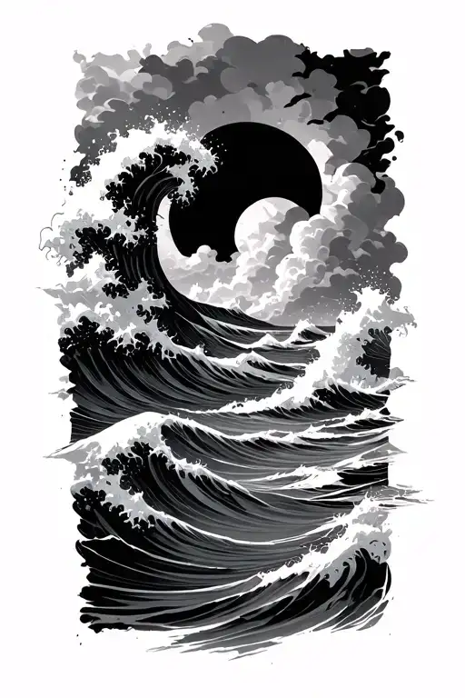 Battle Field By Ocean Waves