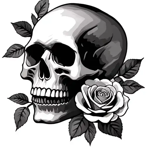 Skull And Roses