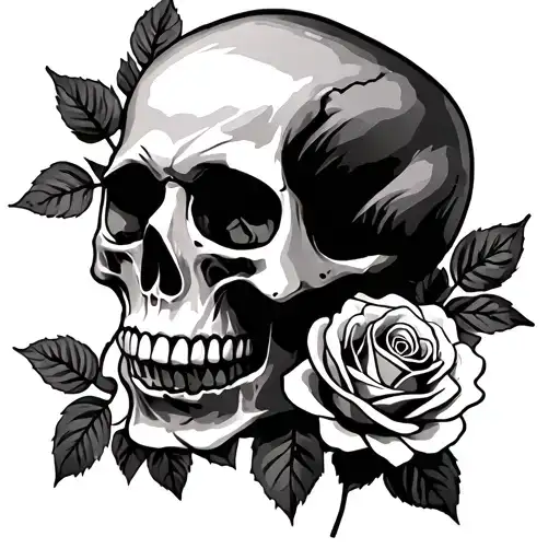 Skull And Roses