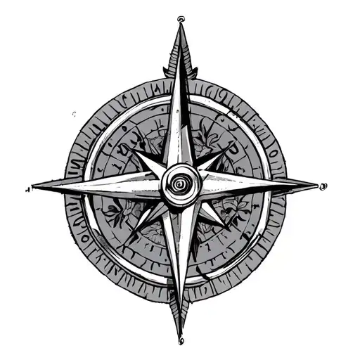 Compass And Rose