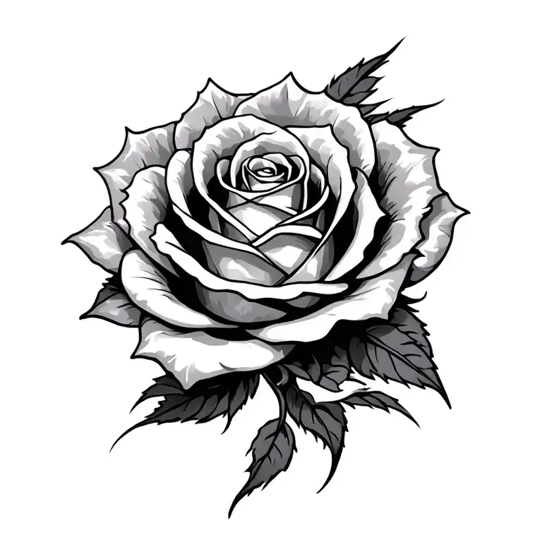 Lightning Rose Intertwined