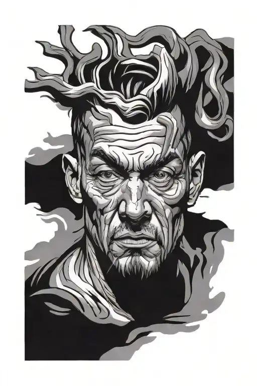 Adhd Mind Portrait Demonstrating My Strong Mental Health