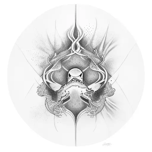 Water Theme Half Sleeve