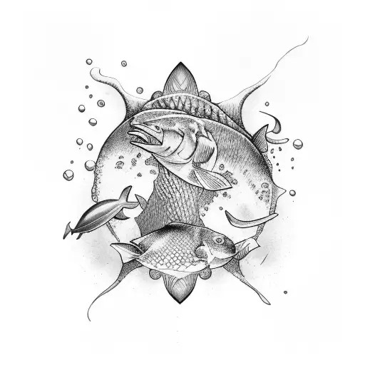 Ocean Theme Half Sleeve