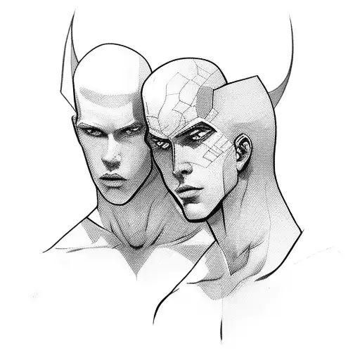 A Portrait Of The Client's Boys As Superheroes