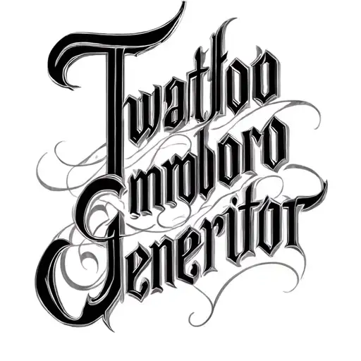 Two Word Ambigram Generator