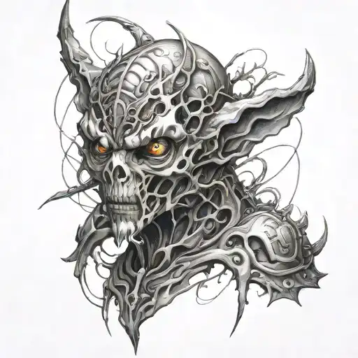 Creepy Humanoid Creature Inspired